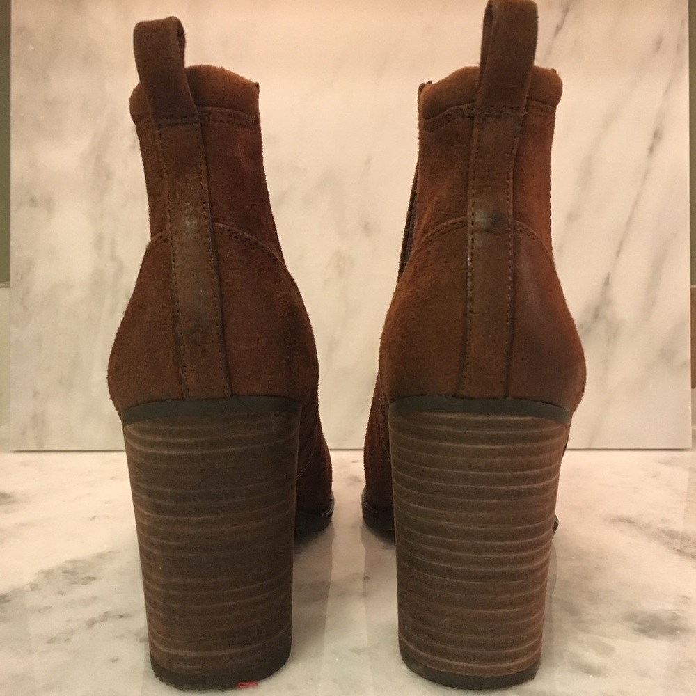 Franco Sarto Brown Booties - Picture 4 of 7